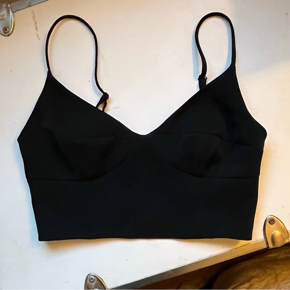 BCBG cropped crepe bustier top - Picture 3 of 3